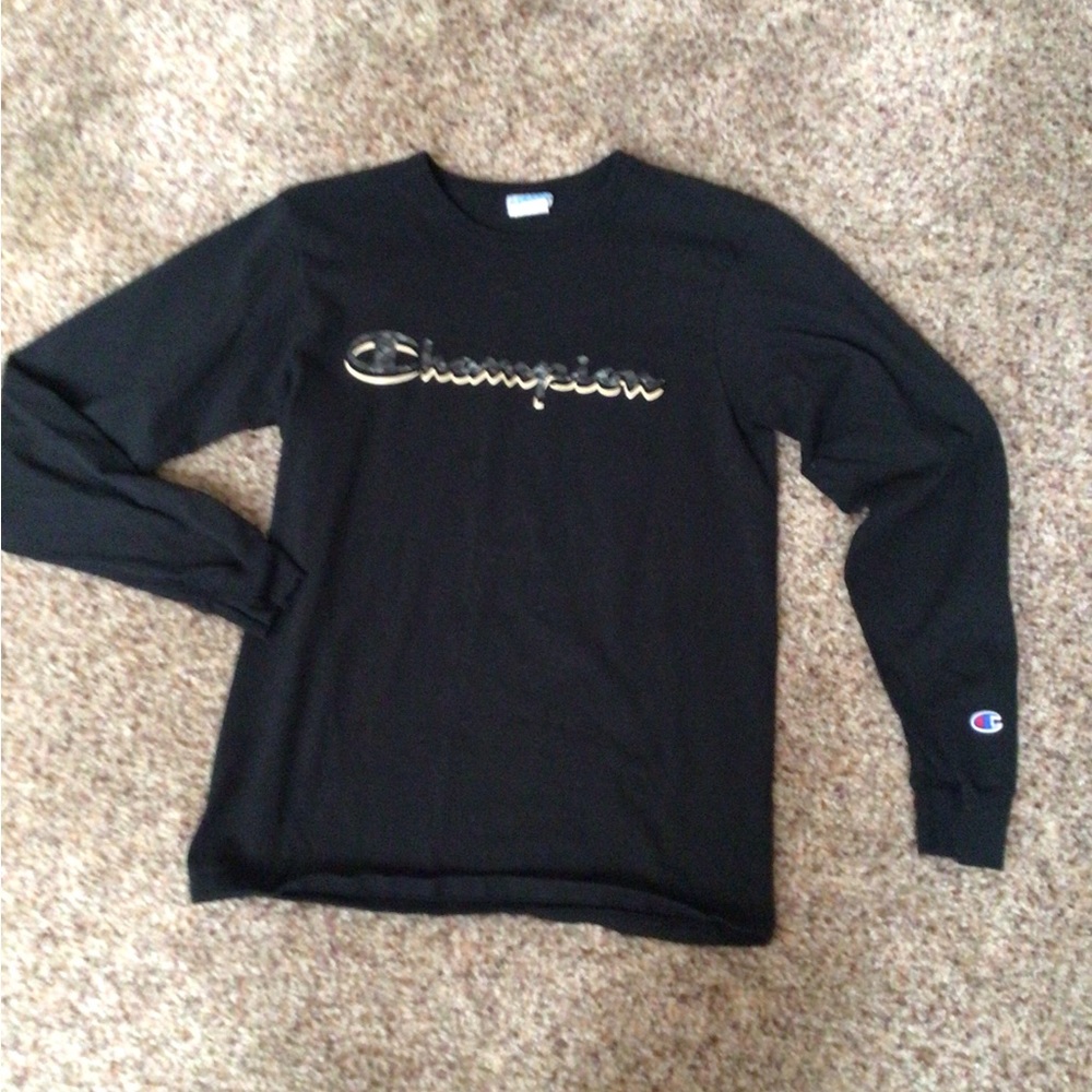 Women’s Black Champion T-shirt sz M